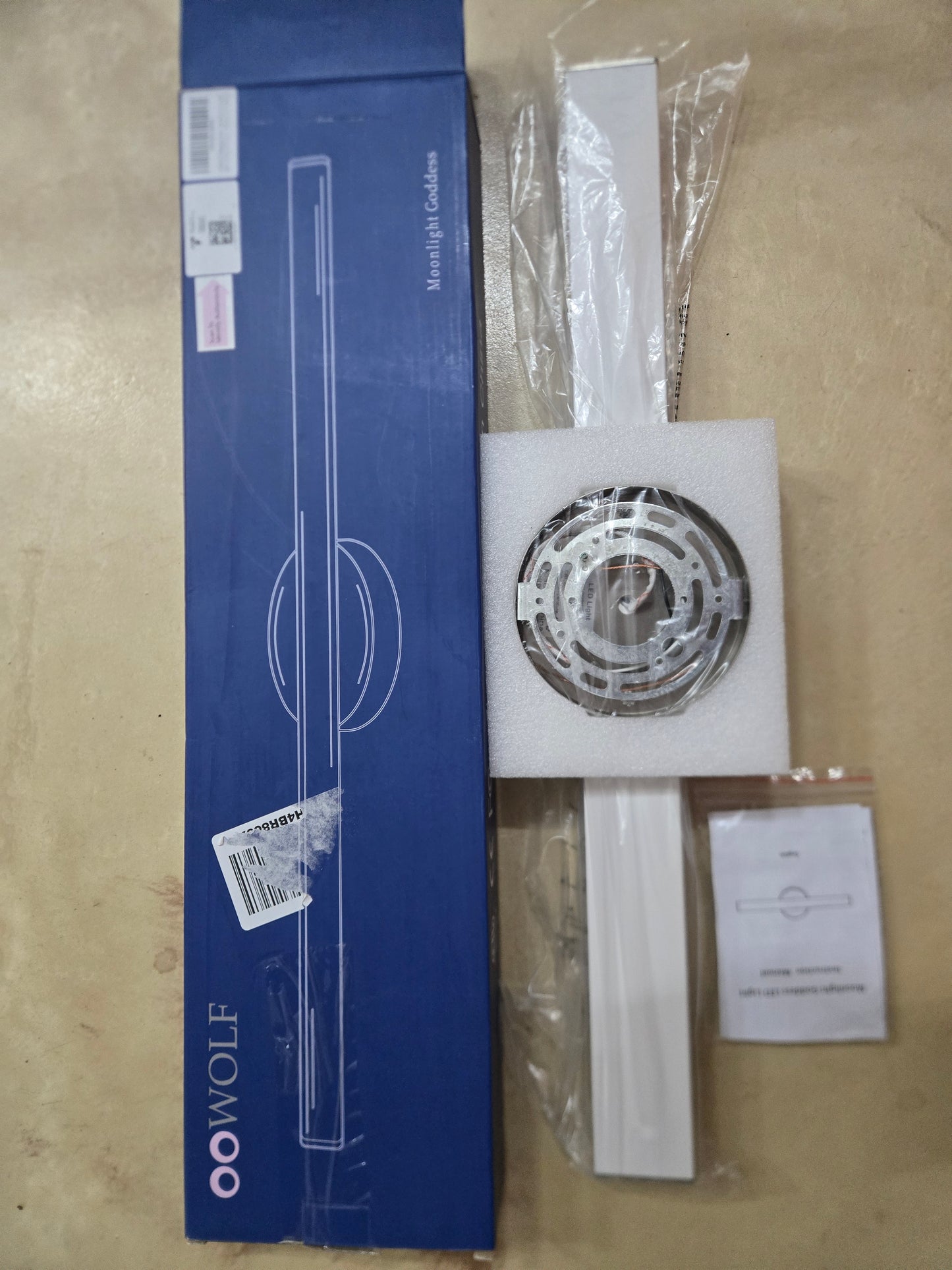 OOWOLF Bathroom Vanity Light, 16W 24inch Bathroom Light Fixture,1520LM Led Vanity Lights Bar,4000K Natural White Bathroom Led Light,Vanity Light Fixtures for Bathroom Vanity