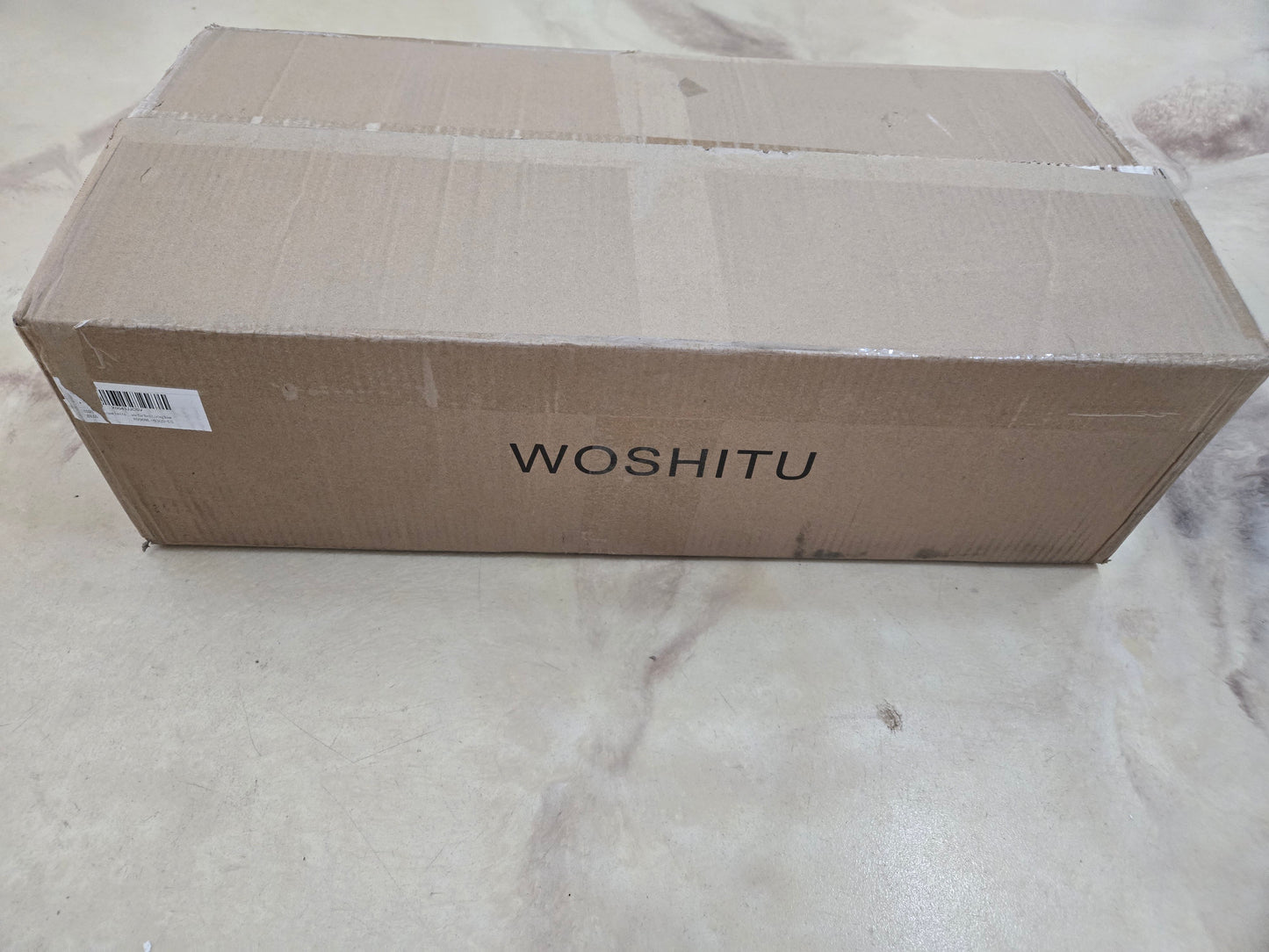 WOSHITU Bathroom Vanity Light Fixtures: 3-Lights Mid Century Modern Vanity Lights for Bathroom Over Mirror, Brushed Gold Wall Sconce Lighting with Frosted Milky Glass Shade for Bath Living Room