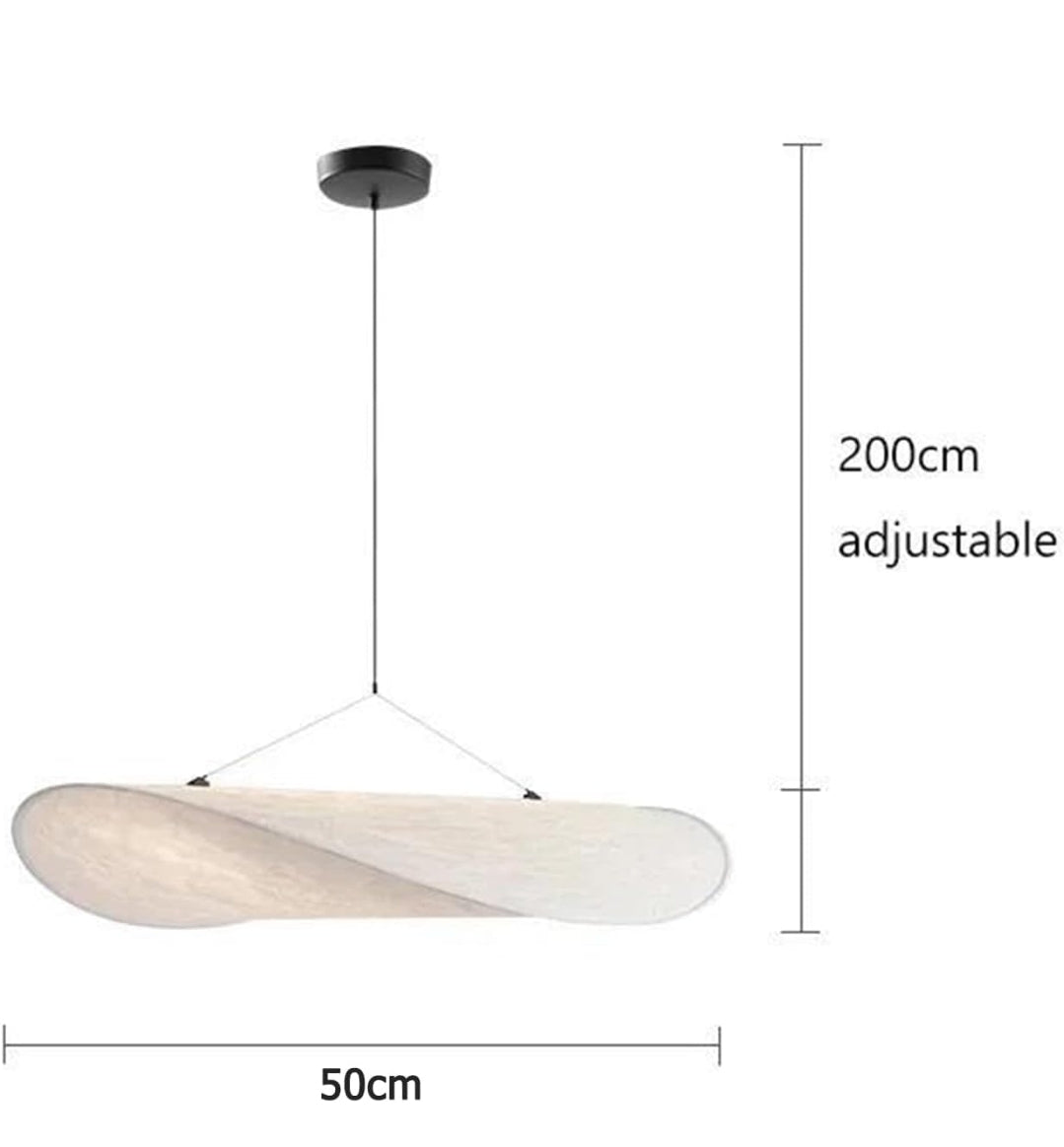 Brikey 20 inch Large LED Pendant Light Art Decoration Ceiling Hanging Lamp Chandelier for Living Room Dinning Room