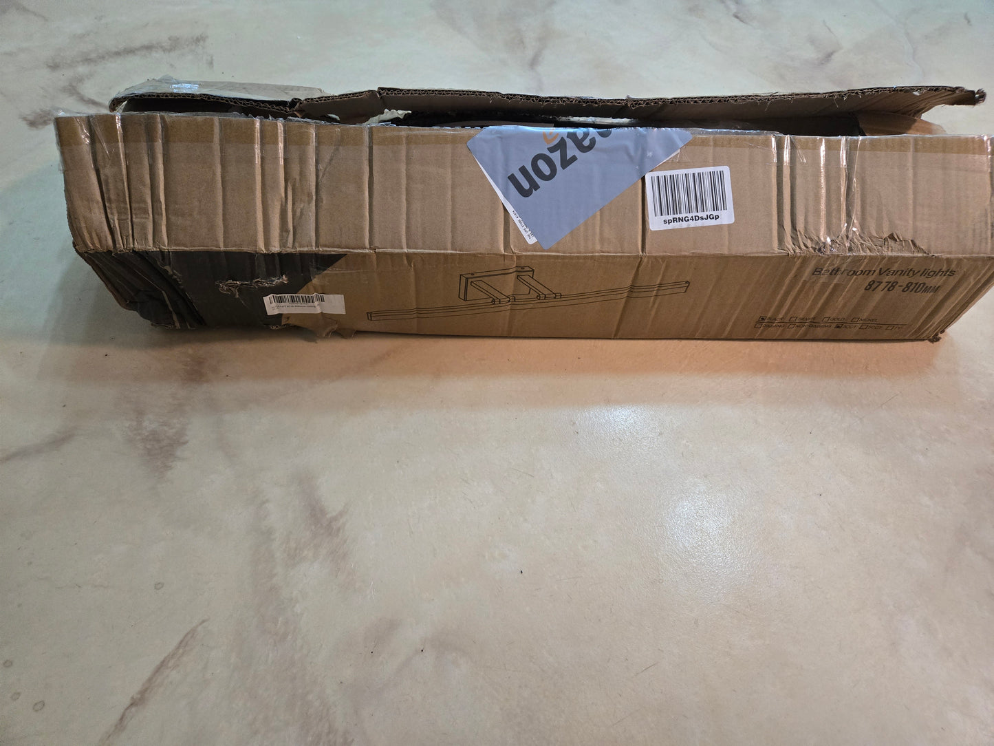 SOLFART 31.5 Inch 3 Color Temperature Dimmable Modern Vanity Light Matt Black Bathroom Vanity Light LED Lighting Fixtures Adjustable Lighting Color 3000K/ 4500K/ 6000K