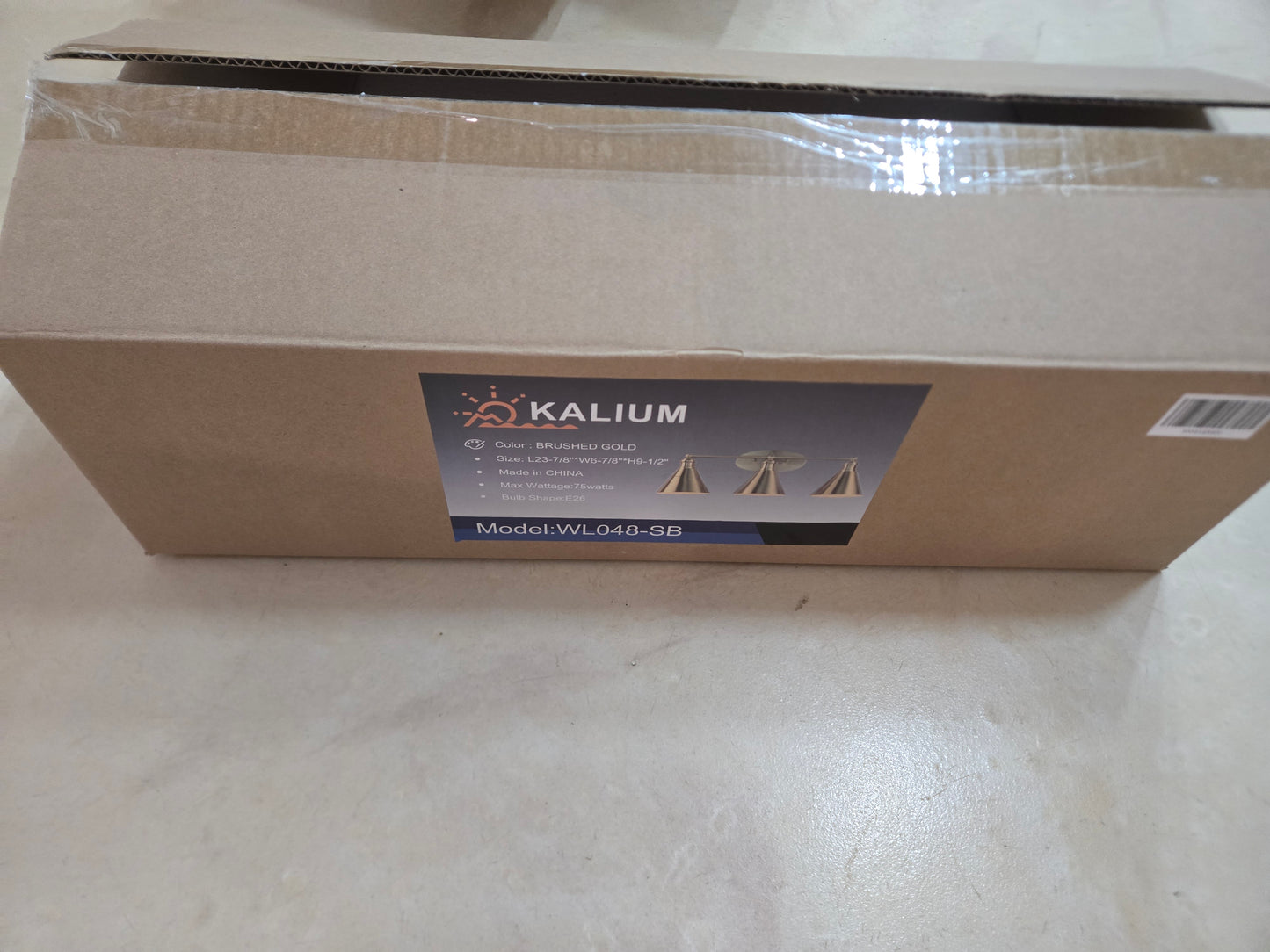 Kalium Bathroom Light Fixtures, 3 Light Mid Century Modern Bathroom Lighting Fixtures Over Mirror, 24 Inch ‎Gold Bathroom Vanity Light, Anti-Rust Vanity Lights for Bathroom Shower Toilet E26 Bulbs