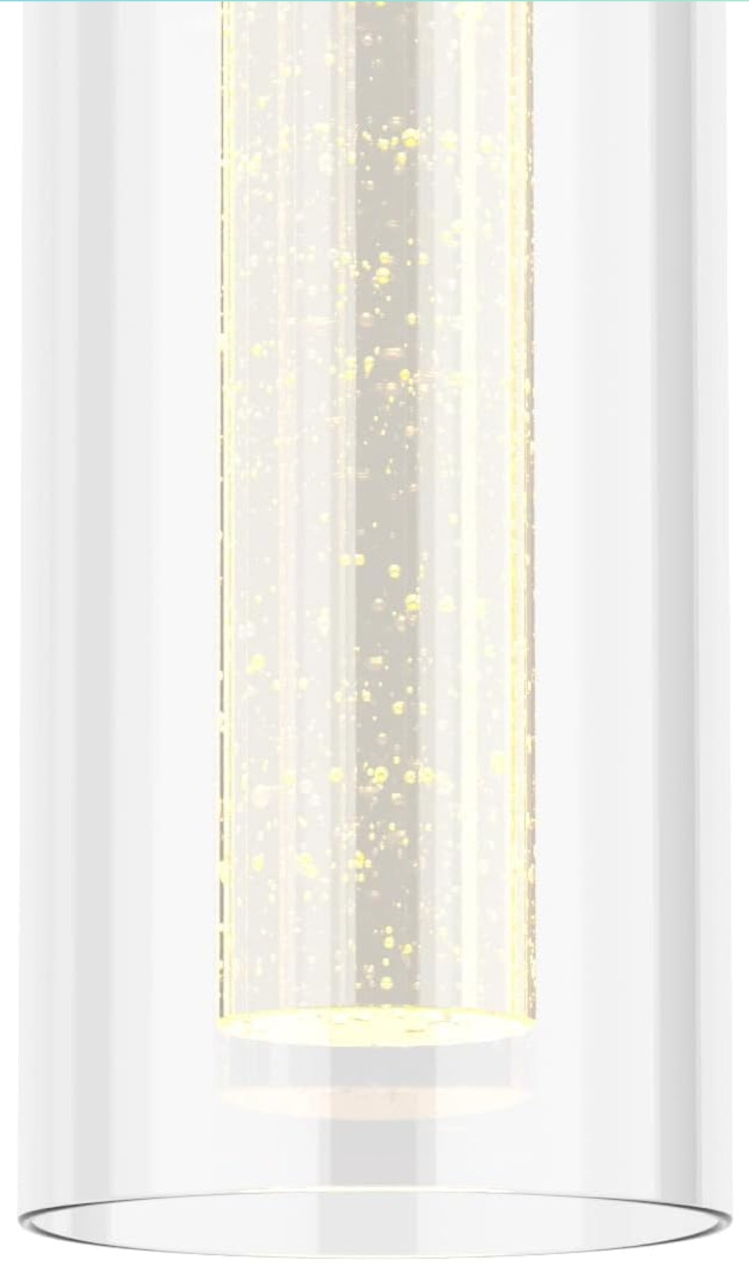 Alice 5-Light Chandelier Pendant Ceiling Light, Integrated Led and Bubble Glass, for Kitchen Island, Hallway, Entryway, Passway, Dining Room, Bedroom, Balcony Living Room