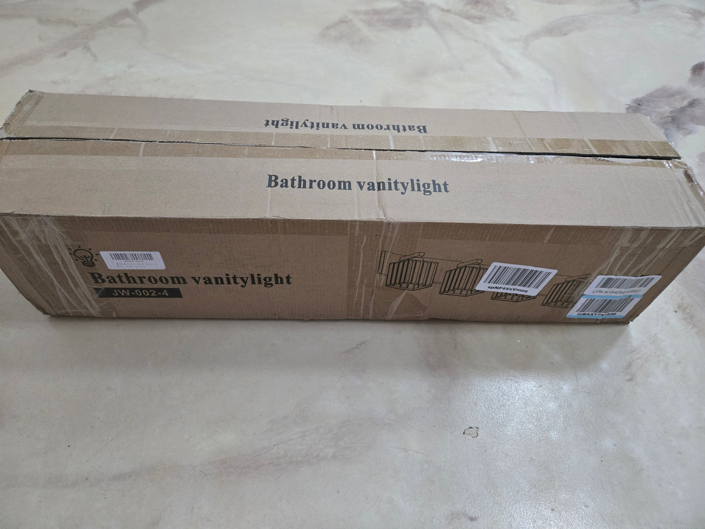 Modern 4-Light Gold Brushed Brass Finish Crystal Bathroom Vanity Light Fixtures
