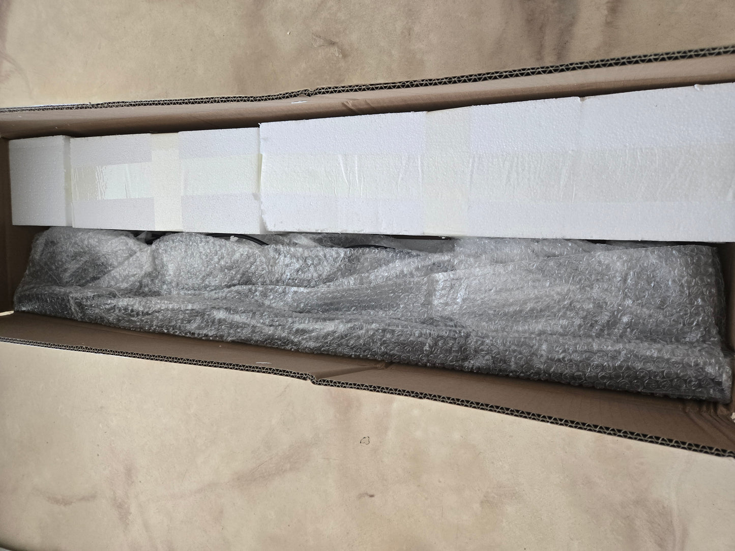 BONLICHT Farmhouse Chandelier for Dining Room, Modern Industrial Foyer Linear Pendant Light Traditional Black Kitchen Island Lighting Fixture Hanging Ceiling Lights with Clear Glass Shade