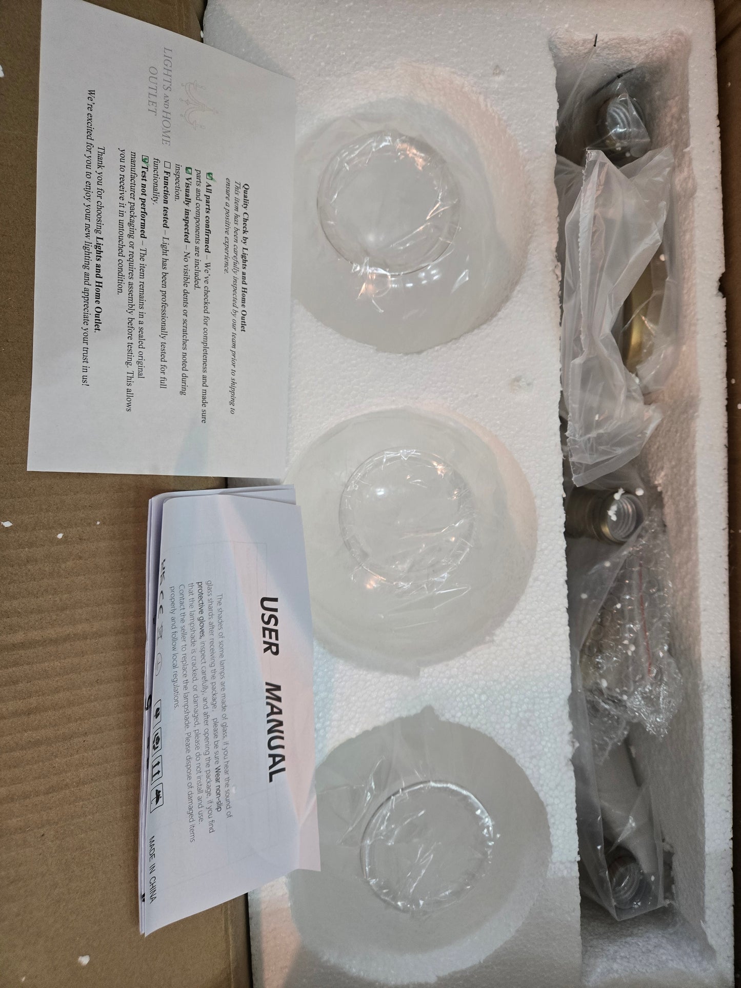 Phansthy Three Light Indoor Wall Fixture Bathroom Vanity Lighting with 5.6 Inches Globe Clear Glass Lamp Shade, Antique
